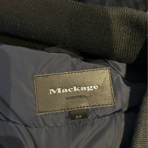 MACKAGE parka with 90% duck down, real racoon fur trim, size s - Picture 5 of 7